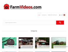 Tablet Screenshot of farmvideos.com
